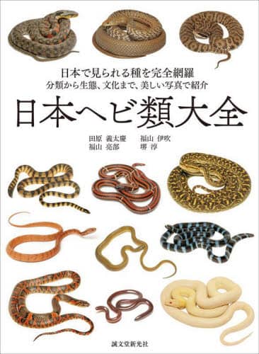 9784416524121 日本ヘビ類大全　日本で見られる種を完全網羅　分類から生態、文化まで、美しい写真で紹介