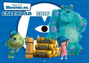 Monster Inc 怪獸公司 2016 日本年曆