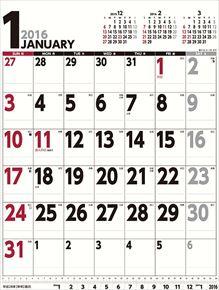 壁掛Schedule 直型 2016 年曆